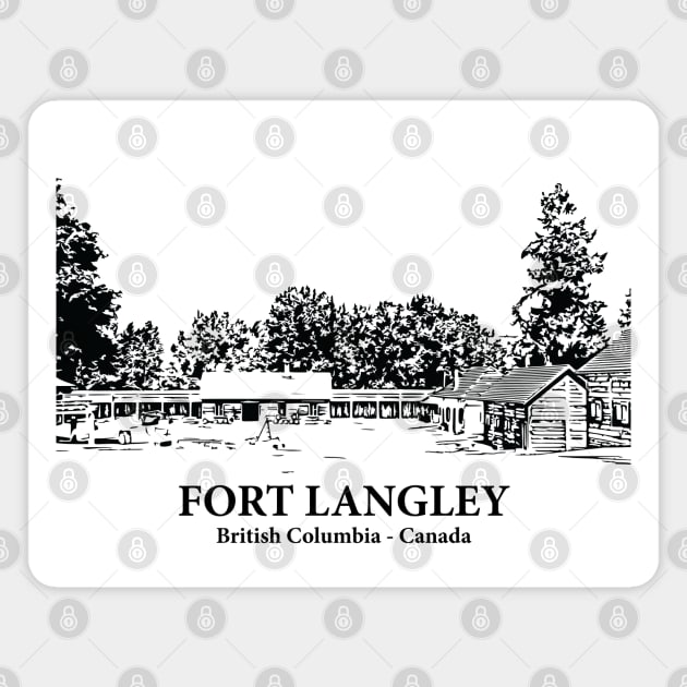 Fort Langley - British Columbia Magnet by Lakeric